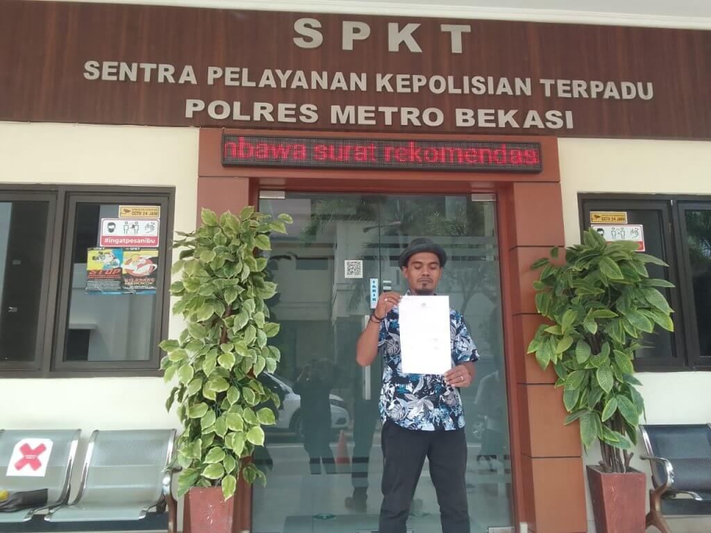 CAKRA Laporkan Oknum Ketua Ormas di Kabupaten Bekasi ke Polres Metro Bekasi atas Dugaan Tindak Pidana CAKRA Laporkan Oknum Ketua Ormas di Kabupaten Bekasi ke Polres Metro Bekasi atas Dugaan Tindak Pidana