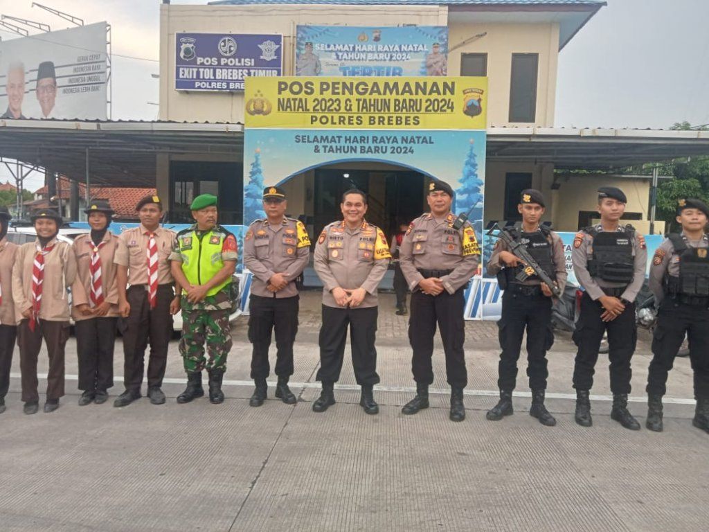 Jelang Tahun Baru 2024, Dir Samapta Polda Jateng Turun Langsung Patroli di Brebes