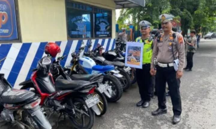 Wujudkan Visi Brebes Zero Knalpot Brong, Satlantas Polres Brebes Gencarkan Razia