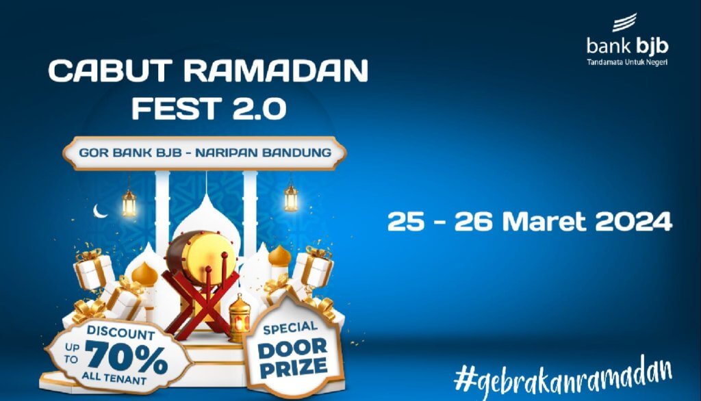 bank bjb Tebar Berbagai Promo Menarik di Bazar CABUT Ramadan Fest 2.0