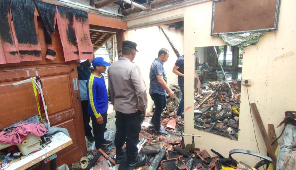 Tewaskan Pak Slamet, Kebakaran Di Desa Kalimekar Akibat Korsleting Listrik