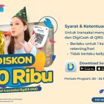 Transaksi di Merchant dengan DIGI, DigiCash dan QRIS bank bjb Bisa Dapat Diskon Menarik