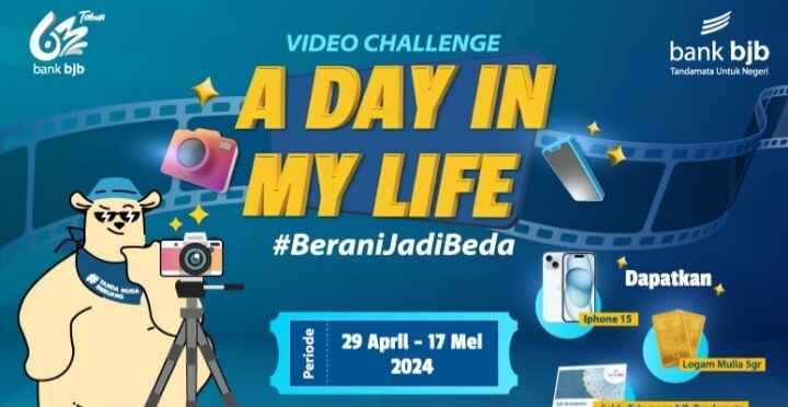 bank bjb Hadirkan Program  "A Day In My Life", Berhadiah Iphone, Saldo Tabungan, Hingga Logam Mulia