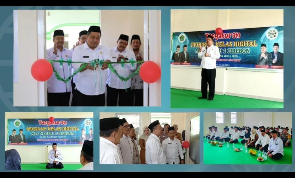 Resmikan Kelas Digital, MTsN 1 Jadi Pelopor Madrasah Digital di Cirebon