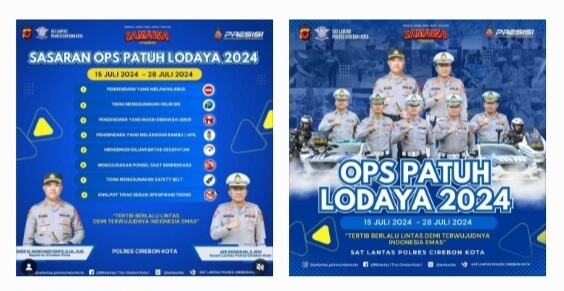 Polres Cirebon Kota Tindak 1.105 Pelanggar Lalin Selama Ops Patuh Lodaya 2024 Polres Cirebon Kota Tindak 1.105 Pelanggar Lalin Selama Ops Patuh Lodaya 2024