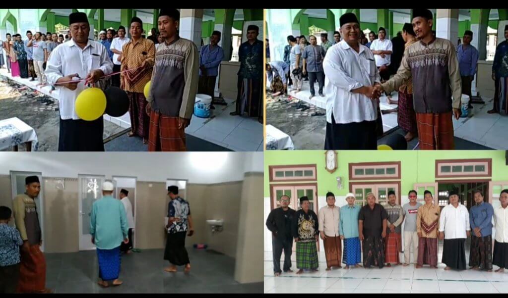 DKM - Kuwu Gembongan Resmikan Sarana MCK dan Tempat Wudhu Masjid Baiturrohim
