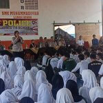 Kapolresta Cirebon Edukasi Ratusan Siswa SMK Muhammadiyah Lemahabang