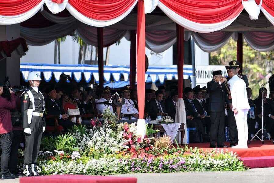Wapres Ma'ruf Amin Lantik 1.079 Pamong Praja Muda IPDN