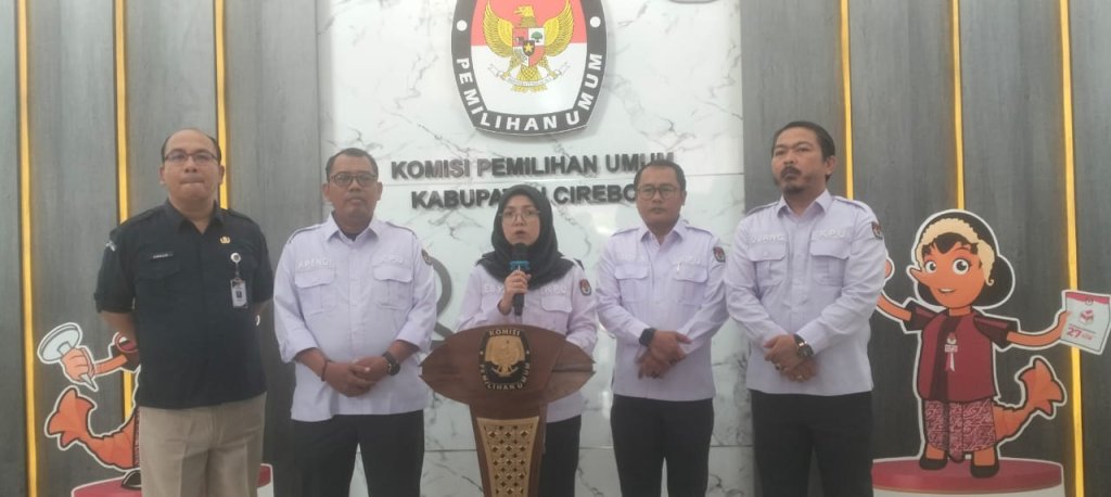KPU Kab Cirebon Tetapkan 4 Paslon
