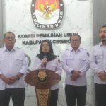 KPU Kab Cirebon Tetapkan 4 Paslon