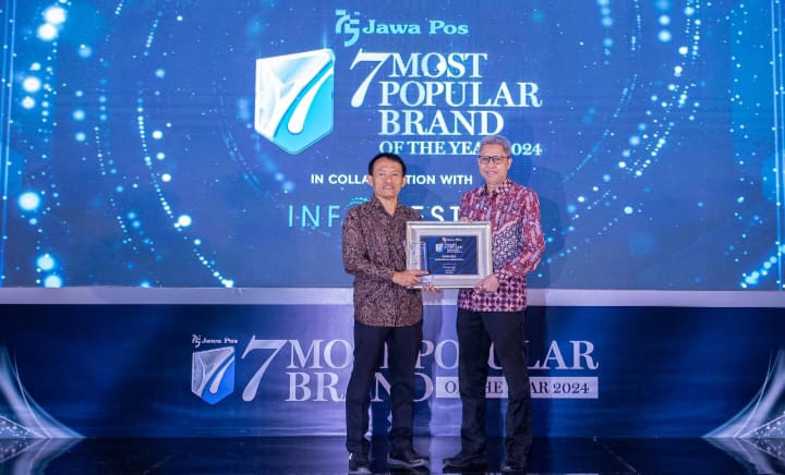 Bank bjb Raih Penghargaan Most Popular Brand Of The Year dari Jawa Pos