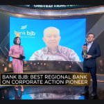 Bank bjb Raih Penghargaan Best Regional Bank on Corporate Action Pioneer Dalam Ajang Road to CNBC Indonesia Awards 2024