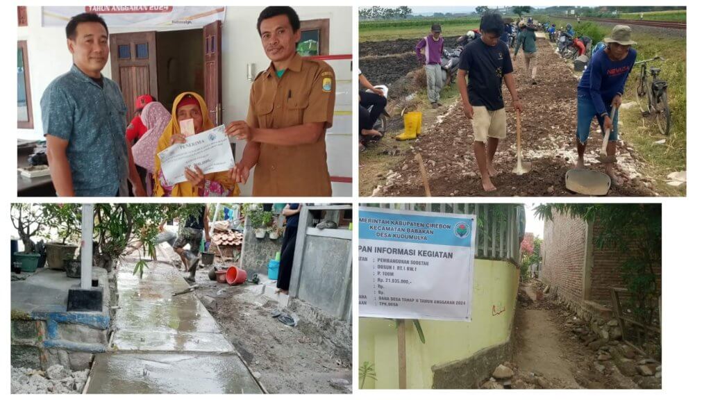 Ragam Pembangunan Hasil Dana Desa Tahap II Mantapkan Desa Kudumulya