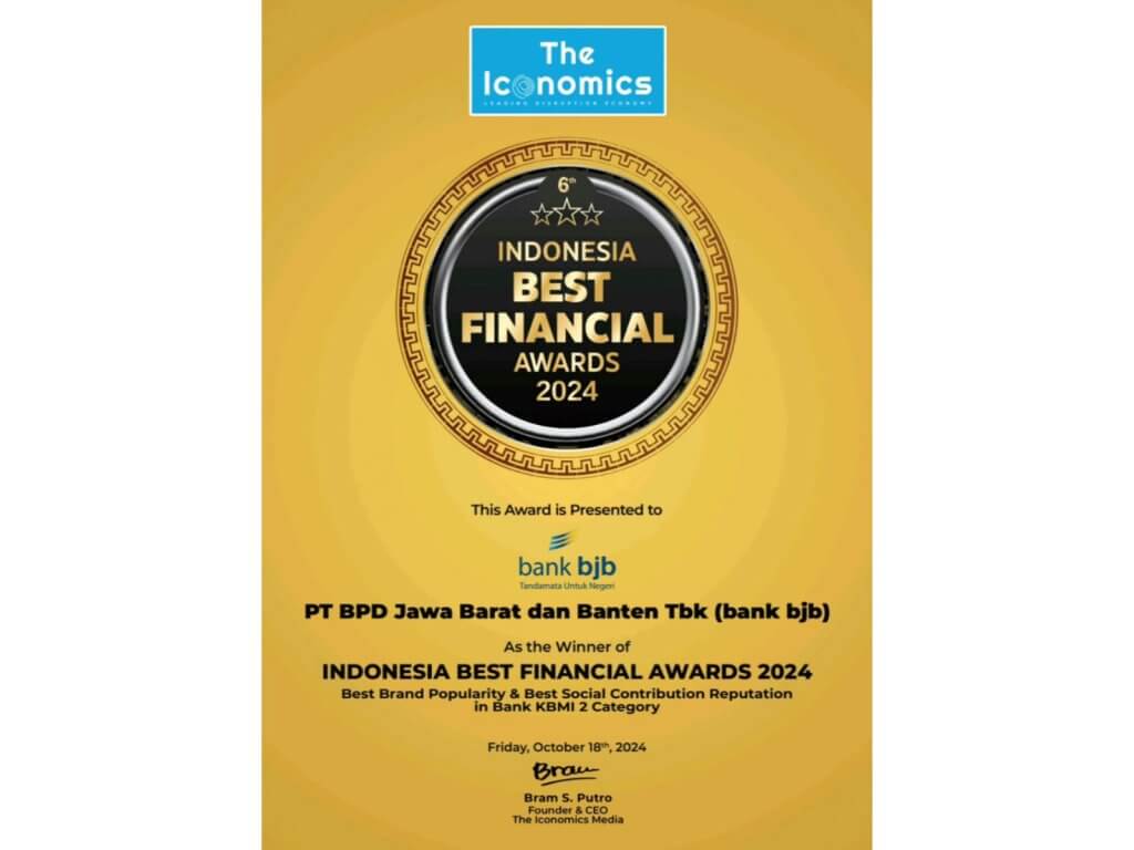 Bank bjb Perkuat Posisi dengan Dua Penghargaan di Indonesia Best Financial Awards 2024 Bank bjb Perkuat Posisi dengan Dua Penghargaan di Indonesia Best Financial Awards 2024