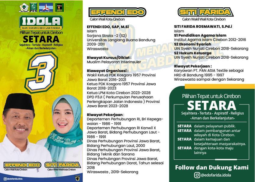 Paslon 03 Kupas Rencana Strategis Wujudkan "Kota Cirebon Setara"