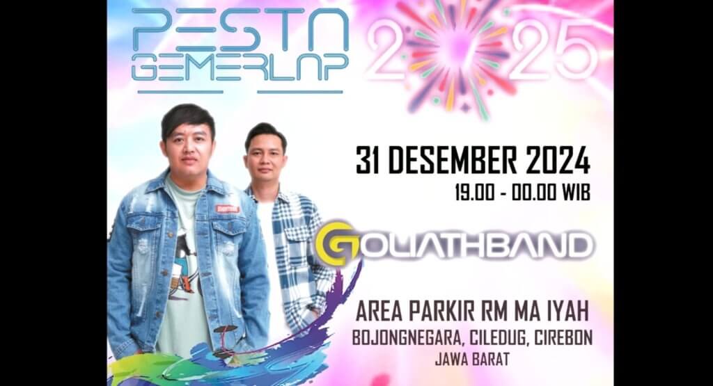 Malam Tahun Baru 2025, Saung Ma Iyah - Ciledug Gelar "Pesta Gemerlap" Dihibur Goliath Band