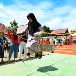 Amanda Soemedi Sapa Anak-anak di Cugenang Cianjur