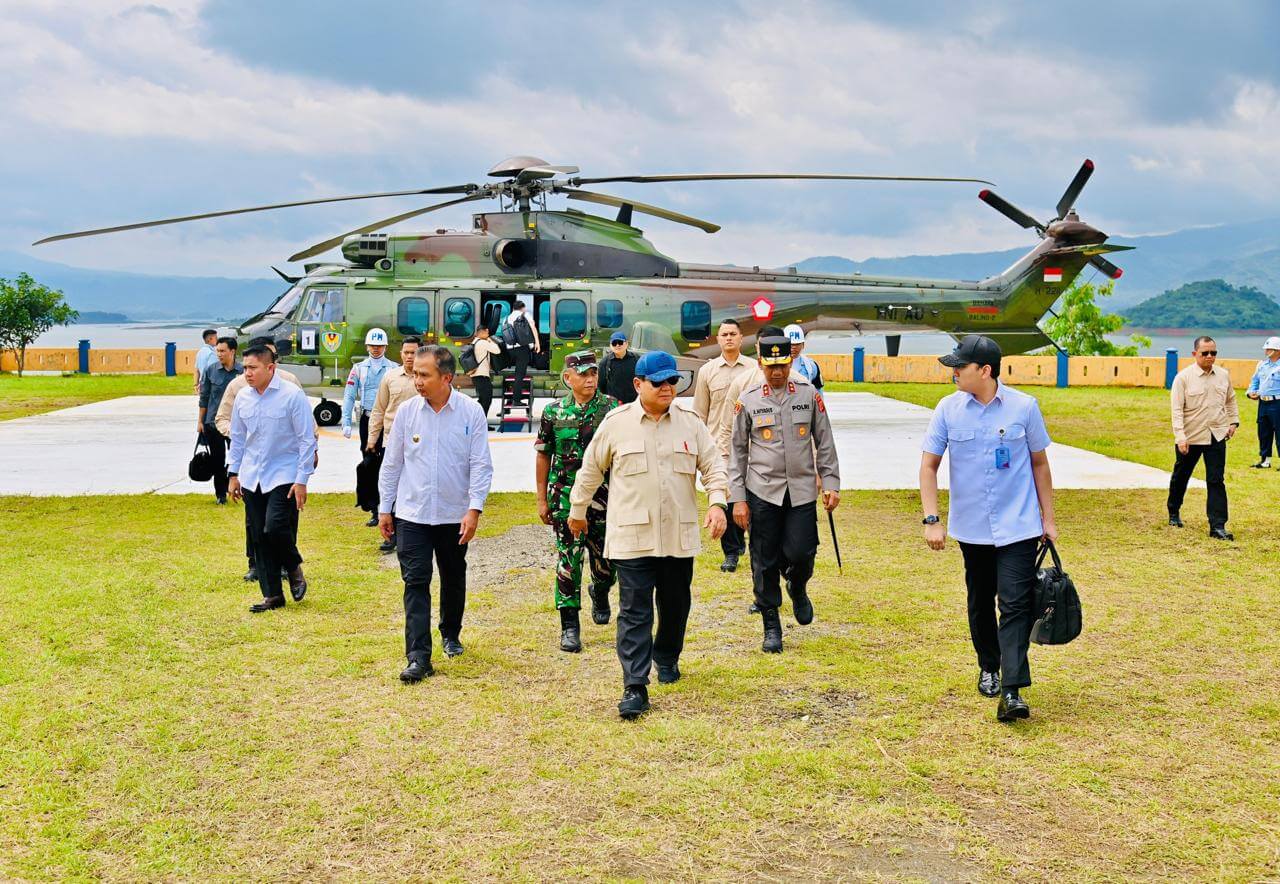 Presiden Prabowo Resmikan PLTA Jatigede