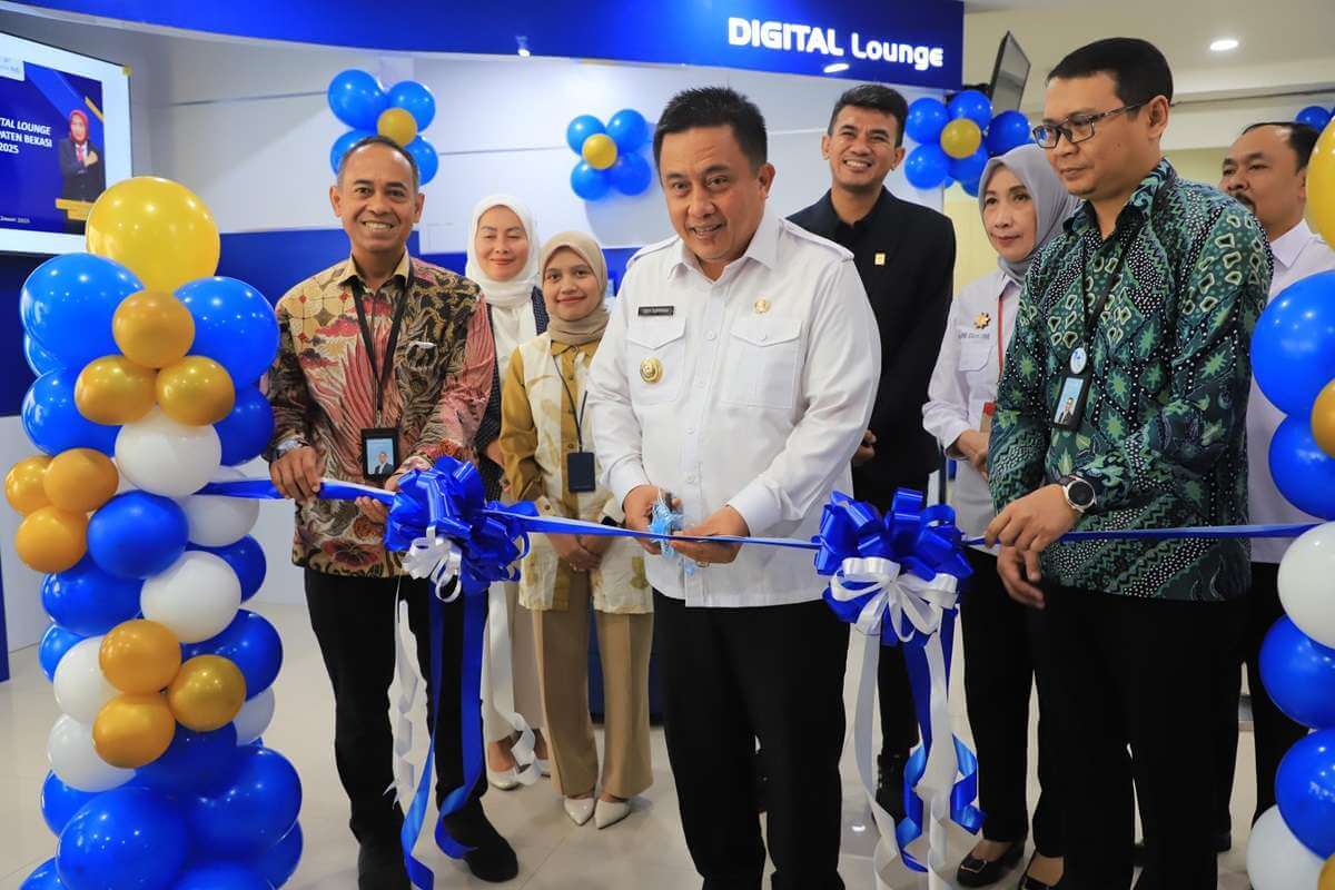 Pemdakab Bekasi Cetak 1,2 Juta SPPT PBB P2 dan Luncurkan Bjb Digital Lounge