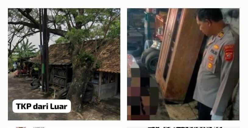 Tragis! Pria Tewas di Bengkel Dekat SPBU Kalipasung, Diduga Dihabisi Anak Sendiri Tragis! Pria Tewas di Bengkel Dekat SPBU Kalipasung, Diduga Dihabisi Anak Sendiri
