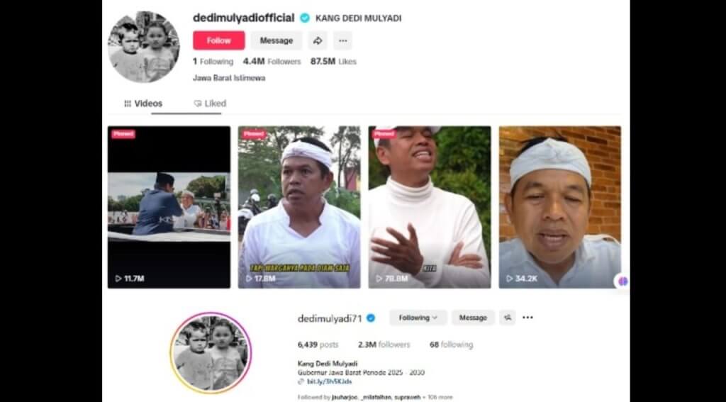 Waspadai Hoaks Mengatasnamakan Gubernur Jabar Dedi Mulyadi, Berikut Akun Resminya Waspadai Hoaks Mengatasnamakan Gubernur Jabar Dedi Mulyadi, Berikut Akun Resminya