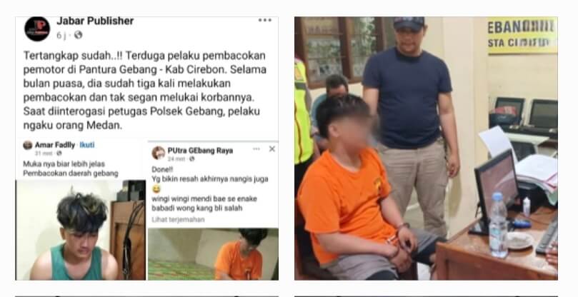 Polsek Gebang Tangkap Pelaku Pembacokan Pemotor yang Meresahkan Sejak Awal Puasa Polsek Gebang Tangkap Pelaku Pembacokan Pemotor yang Meresahkan Sejak Awal Puasa
