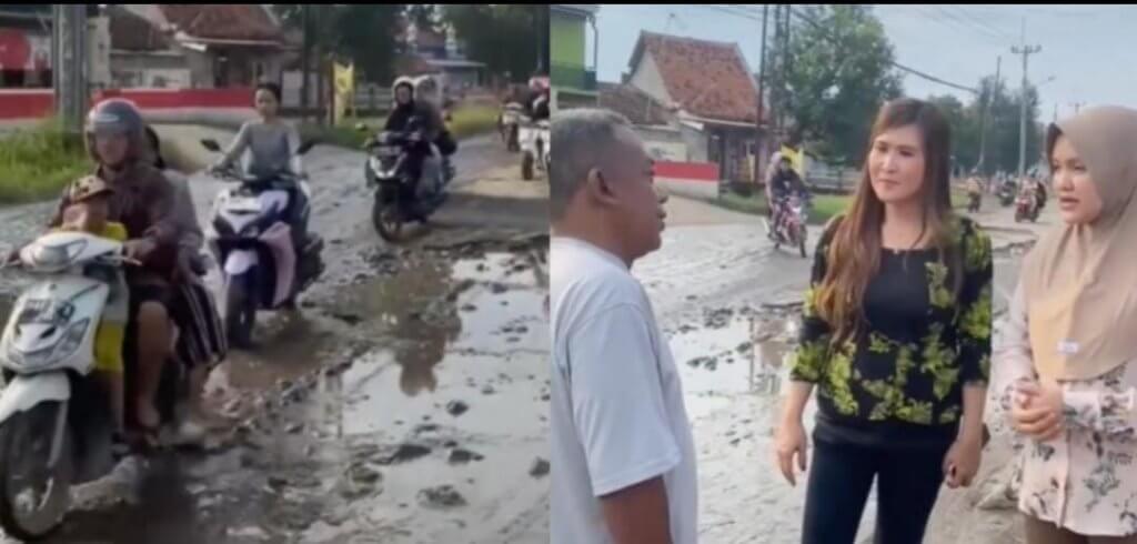 Rusak Berat Tak Kunjung Diperbaiki, Ketua DPRD Cirebon Sidak Jalan P. Sutajaya di Pabuaran