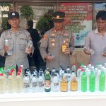 Polsek Depok Gelar Ops Pekat, 420 Botol Miras Berhasil Diamankan dalam Sepekan