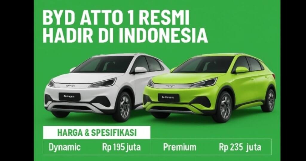 Mobil Listrik BYD Atto 1 Resmi Mengaspal di Indonesia, Kini Banjir Pesanan di GIIAS 2025 Mobil Listrik BYD Atto 1 Resmi Mengaspal di Indonesia, Kini Banjir Pesanan di GIIAS 2025