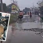 Perbaikan Jalan Gebang–Pabuaran Molor, Siswi Terjatuh di Jalan Rusak Babakan