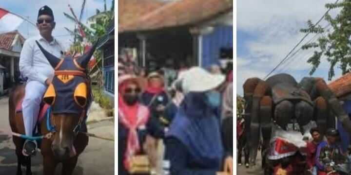 Arak-Arakan Meriah Warnai Puncak HUT RI ke-80 Desa Sumber Lor