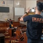 Polisi Buru Pelaku Anarkis di Gedung DPRD Kabupaten Cirebon