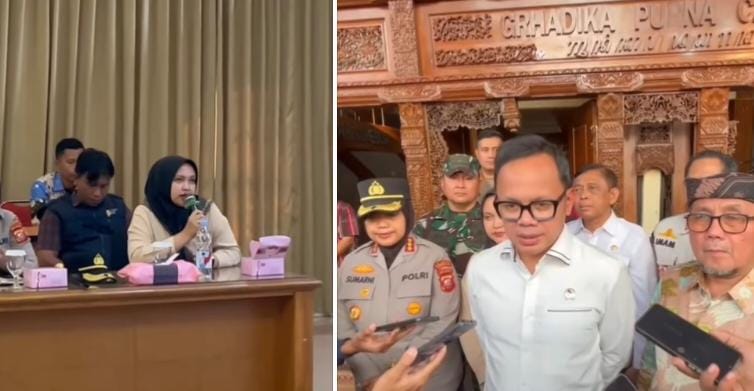 Sophi Zulfia Dampingi Wamendagri Tinjau Kantor DPRD Cirebon Pasca Demo