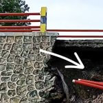 Baru 3 Bulan Diresmikan, Fondasi dan Akses Jalan di Jembatan Gantung Babakan Losari Lor Ambruk!