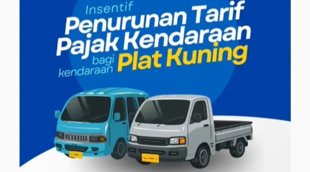 Mulai 1 Januari 2026, Pajak Kendaraan Plat Kuning di Jabar Turun Pajak kendaraan turun tarif