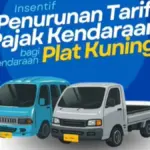 Pajak kendaraan turun tarif