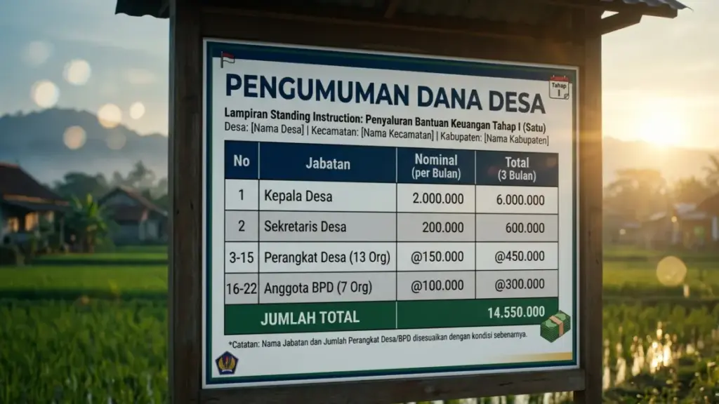 Bantuan dana desa Jabar