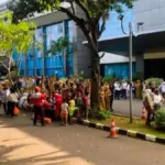 Kebakaran di gedung kemendagri