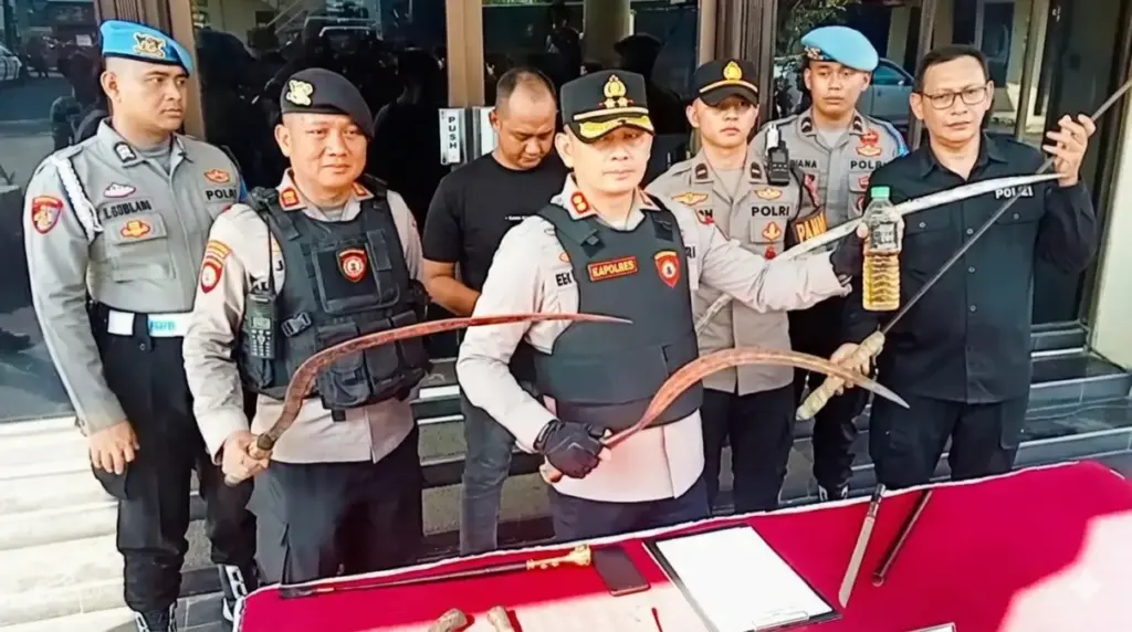 Polresta Cirebon kota amankan pelaku tawuran