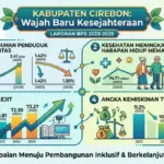 Laporan BPS terkait kesejahteraan masyarakat Kab. Cirebon