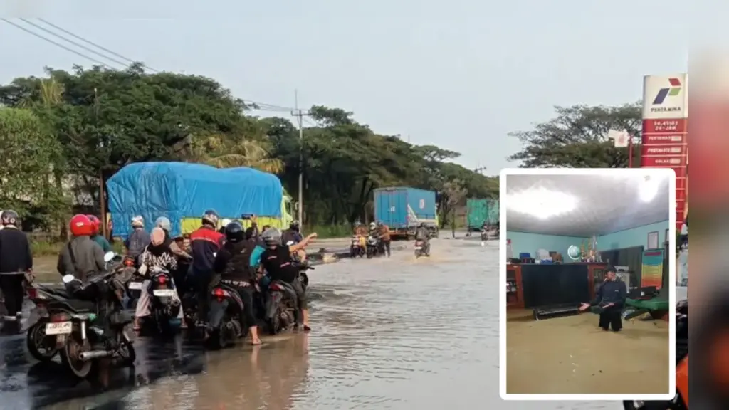 Banjir kepung Pantura Cirebon timur