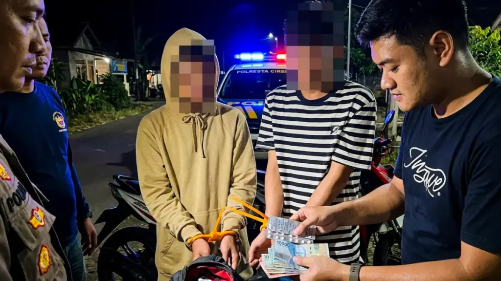 Penangkapam pengedar narkoba di kec. Greged