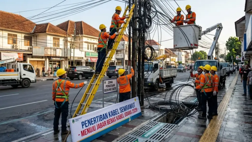 Jabar bebas kabel semrawut tahun 2029