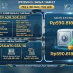 Saldo kas penerimaan daerah