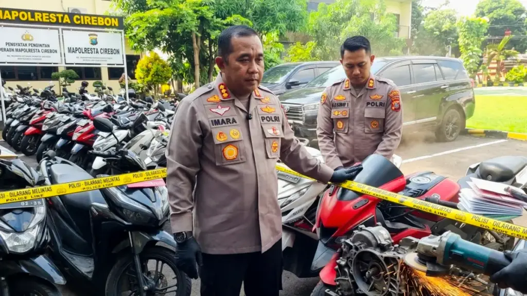 Polresta Cirebon amankan 23 unit kendaraan hasil kejahatan