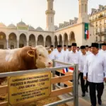 Presiden sholat Iduladha di Paris