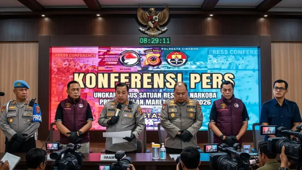 Gempur Peredaran Gelap Narkoba, Polresta Cirebon Gulung 34 Tersangka dari 33 Kasus Polresta Cirebon Bongkar 33 kasus peredaran narkoba