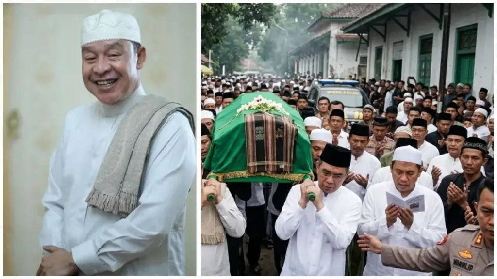 Tokoh Buntet Pesantren, KH Adib Rofiuddin Izza Tutup Usia : Sejumlah Tokoh Nasional Lepas Jenazah Ke Cirebon Kyai Buntet Pesantren Tutup Usia