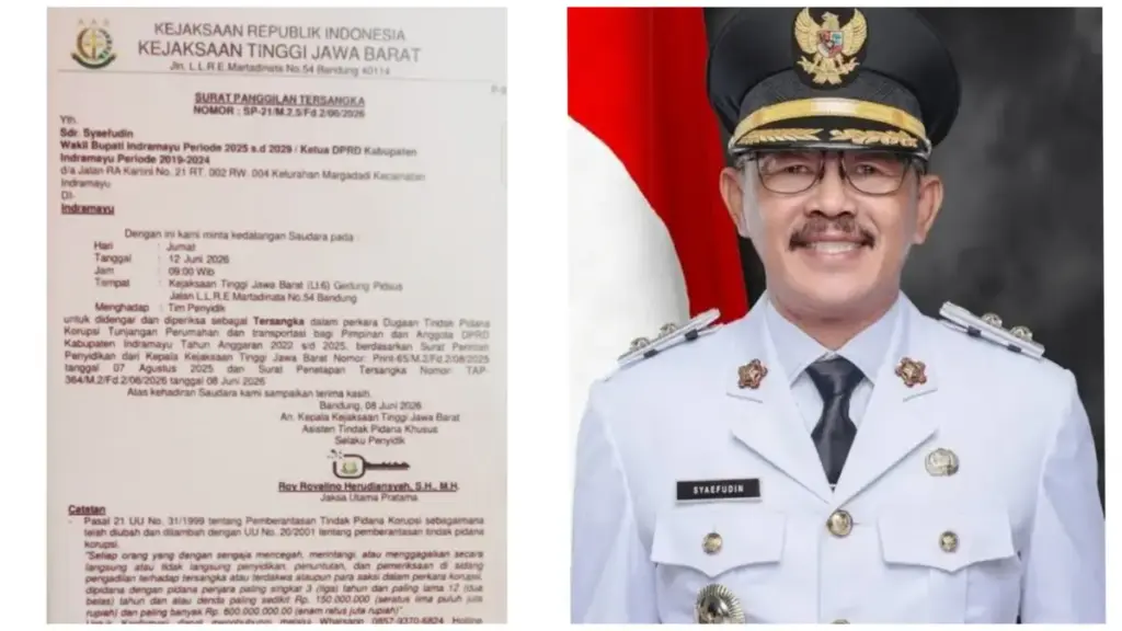 Wabup Indramayu dipanggil Kejati jabar