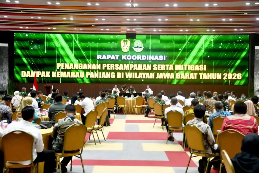 Rakor penanganan sampah dan mitigasi dampak kemarau panjang di Jabar 2026